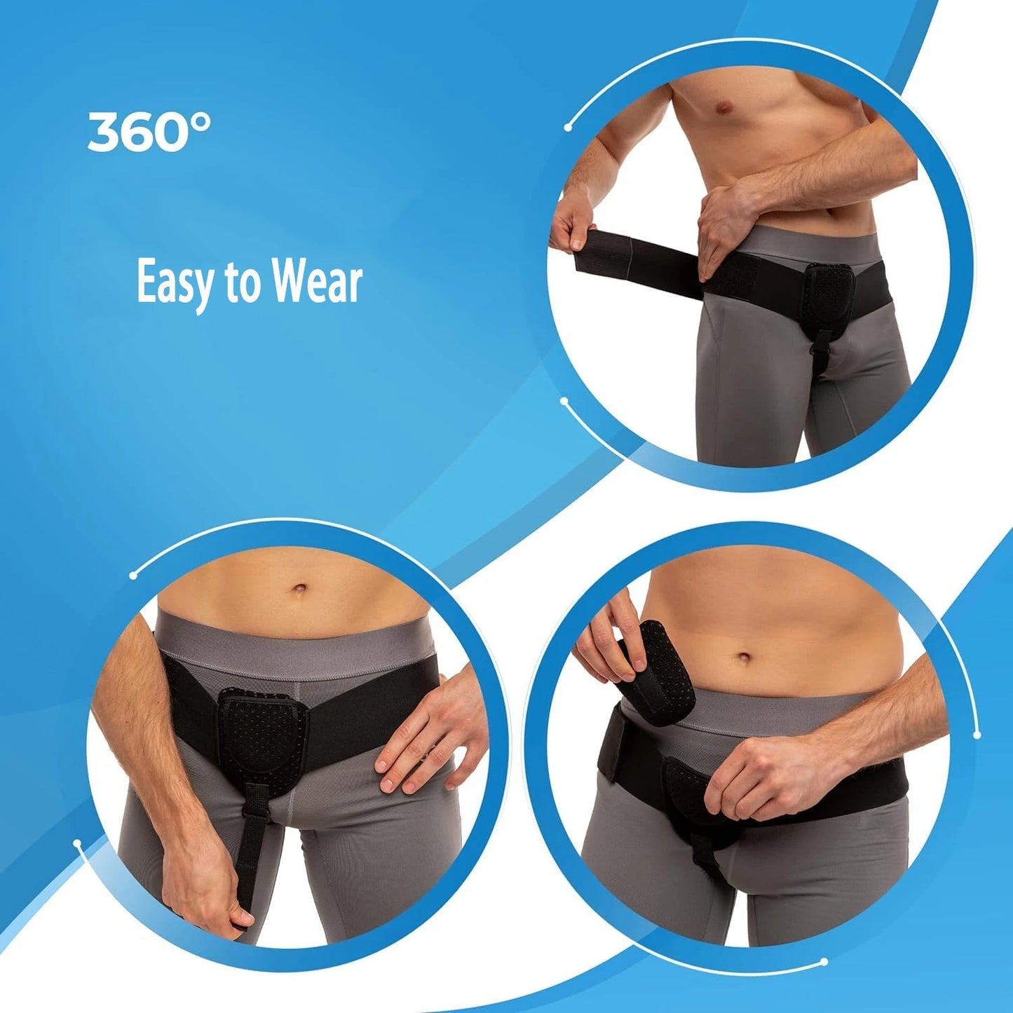 Adjustable Inguinal Hernia Support Belt — Post-Surgery & Daily Comfort