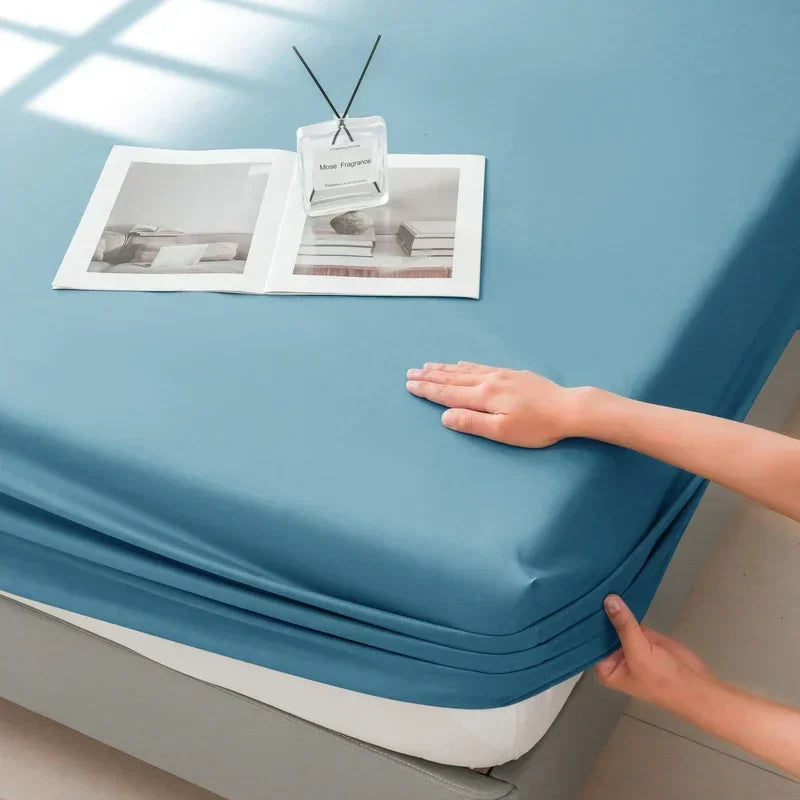 Waterproof Mattress Protector — Breathable Fitted Sheet Style