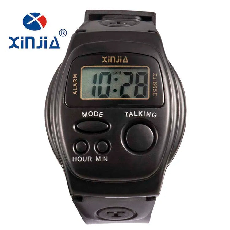 New Simple Men and Women Talking Watch Speak English Blind Electronic Digital Sports Wristwatches for the Elder