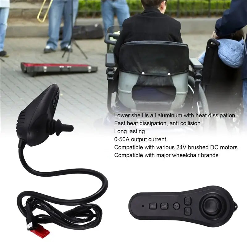 Dual Controller Electric Wheelchair Joystick Universal Wireless Bluetooth Control Handle