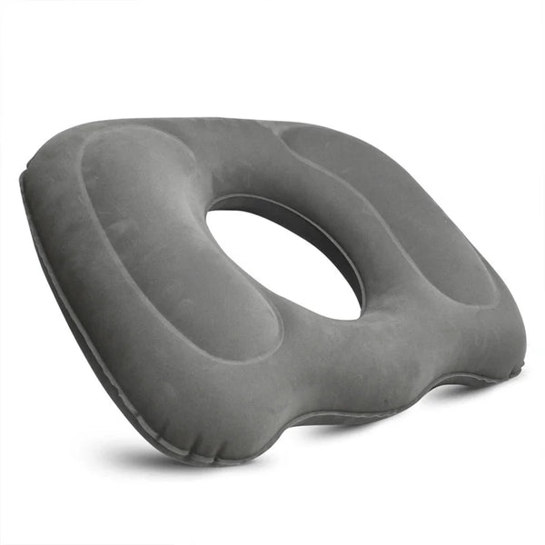 Inflatable Donut Seat Cushion — Adjustable Firmness