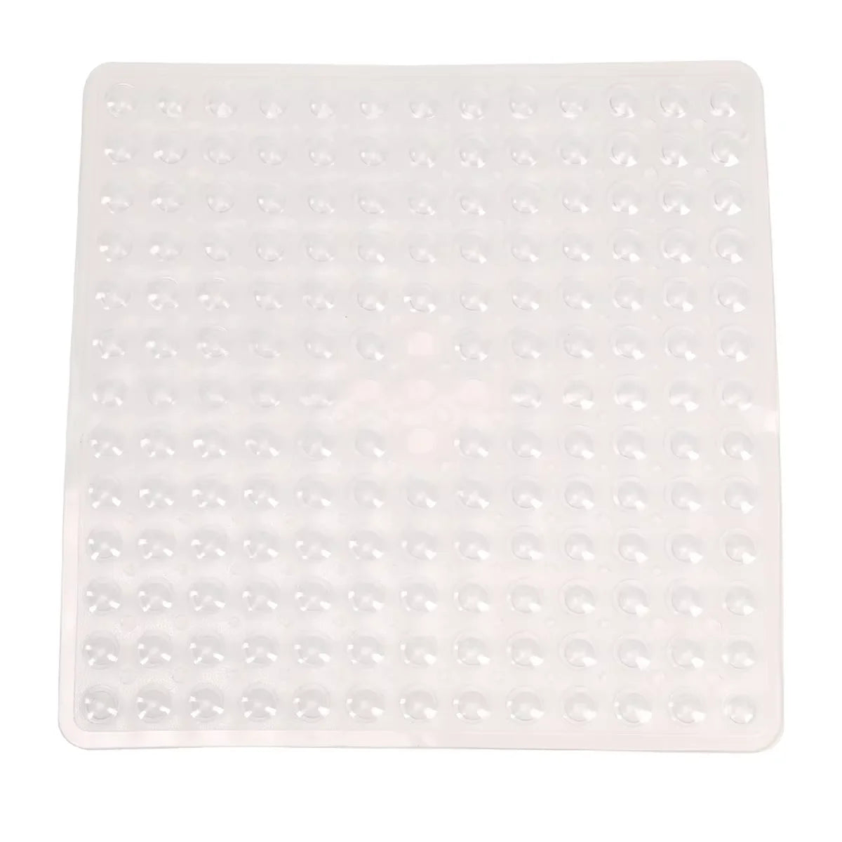 Square Bath Mat, Non-Slip Bath Mat with Suction Cups, Bath Mat, Drainage Holes, Machine Washable