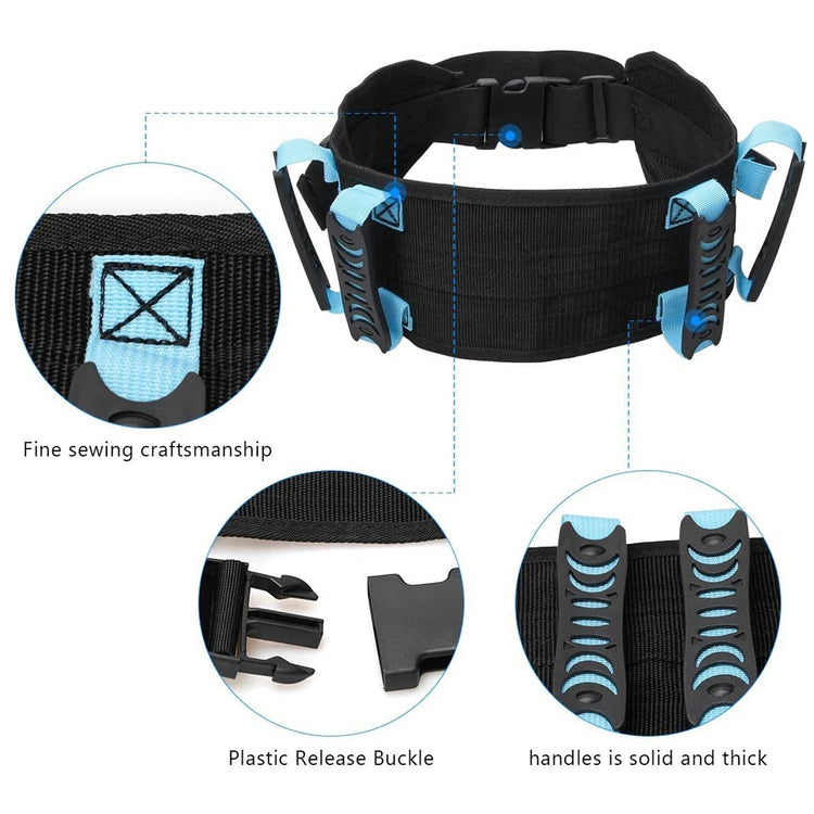 Gait Belt & Transfer Aid — Walking & Standing Assist for Carers
