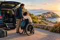 Accessible car journey scene
