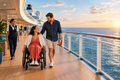 Accessible cruise travel scene