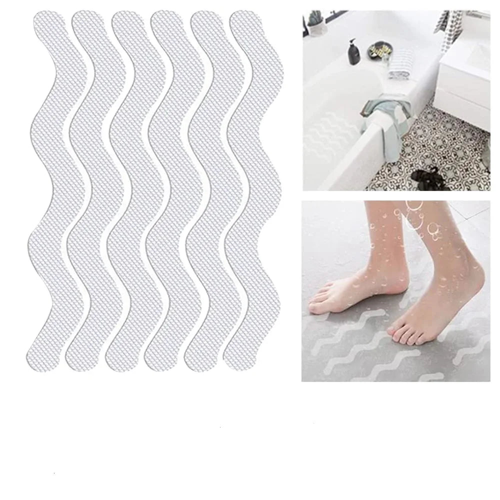 Transparent Bathroom Bathtub anti Slip Sticker Strong Adhesive Easy to Cut Waterproof anti Fall Safety Sticker