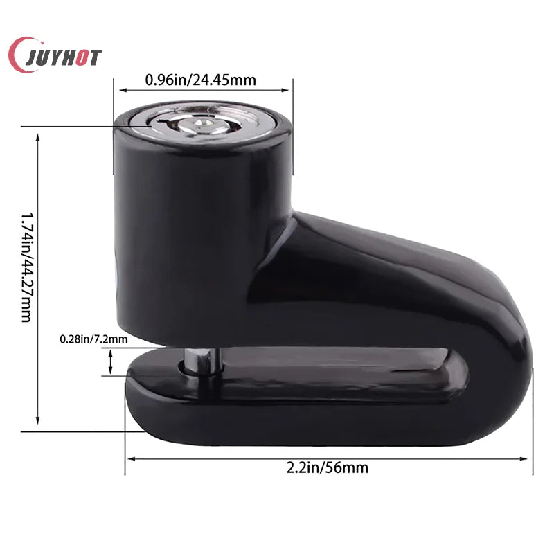 Anti-Theft Lock Electric Scooter Disc Brake Lock Bicycle Mountain Bike Motorcycle Disc Lock Safety Theft Protect