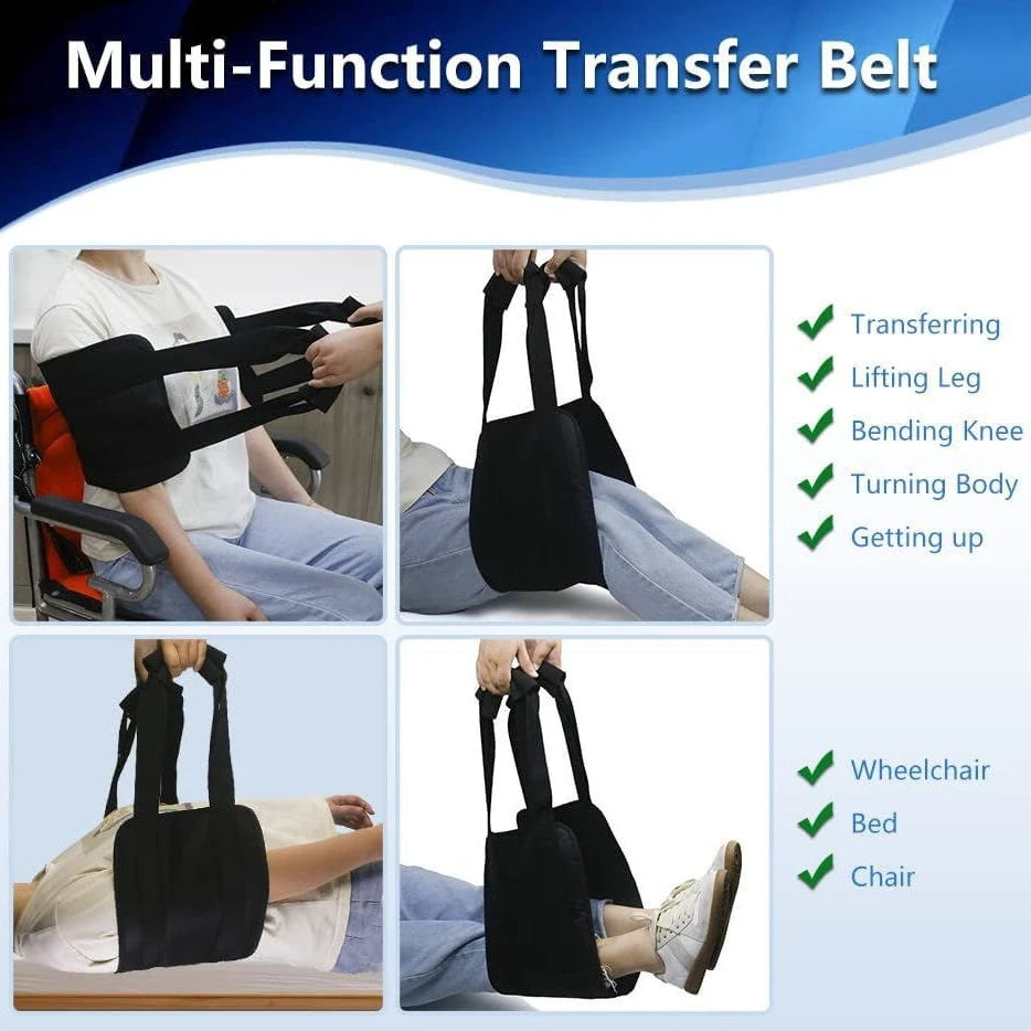 Adjustable Transfer Belt — Body Lifting & Moving Aid for Carers