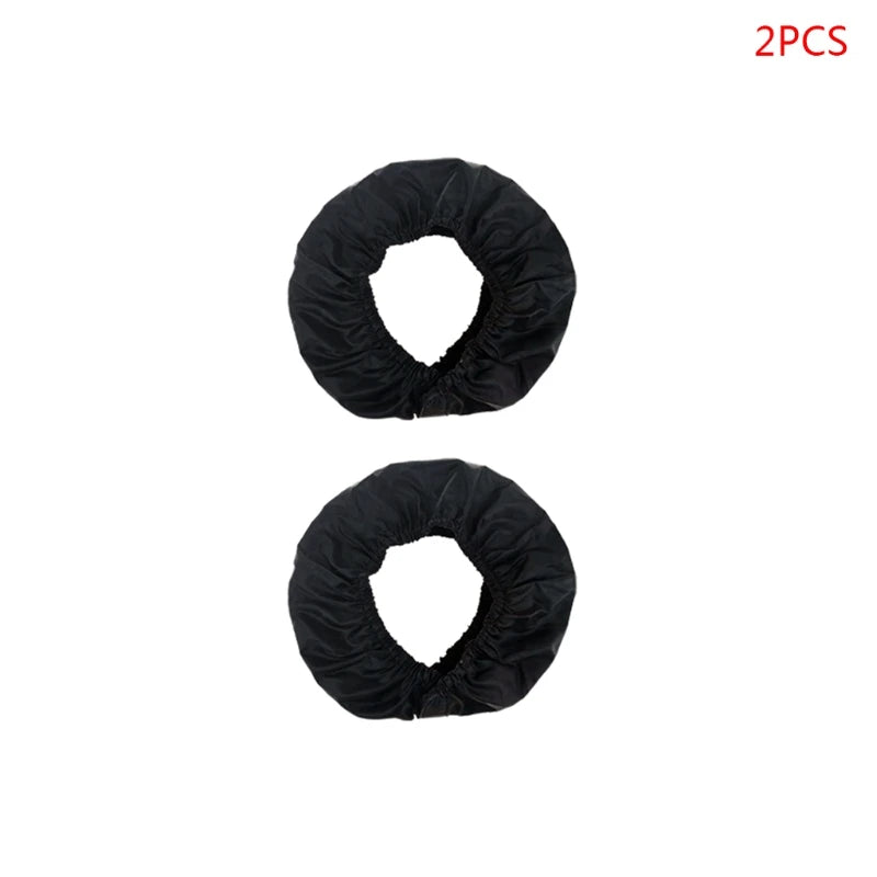 2Pcs Baby Stroller Wheel Cover Dustproof Wheelchair Tire Protector Infant Pushchair Pram Wheel Anti-Dirty Oxford Cloth Case Acce