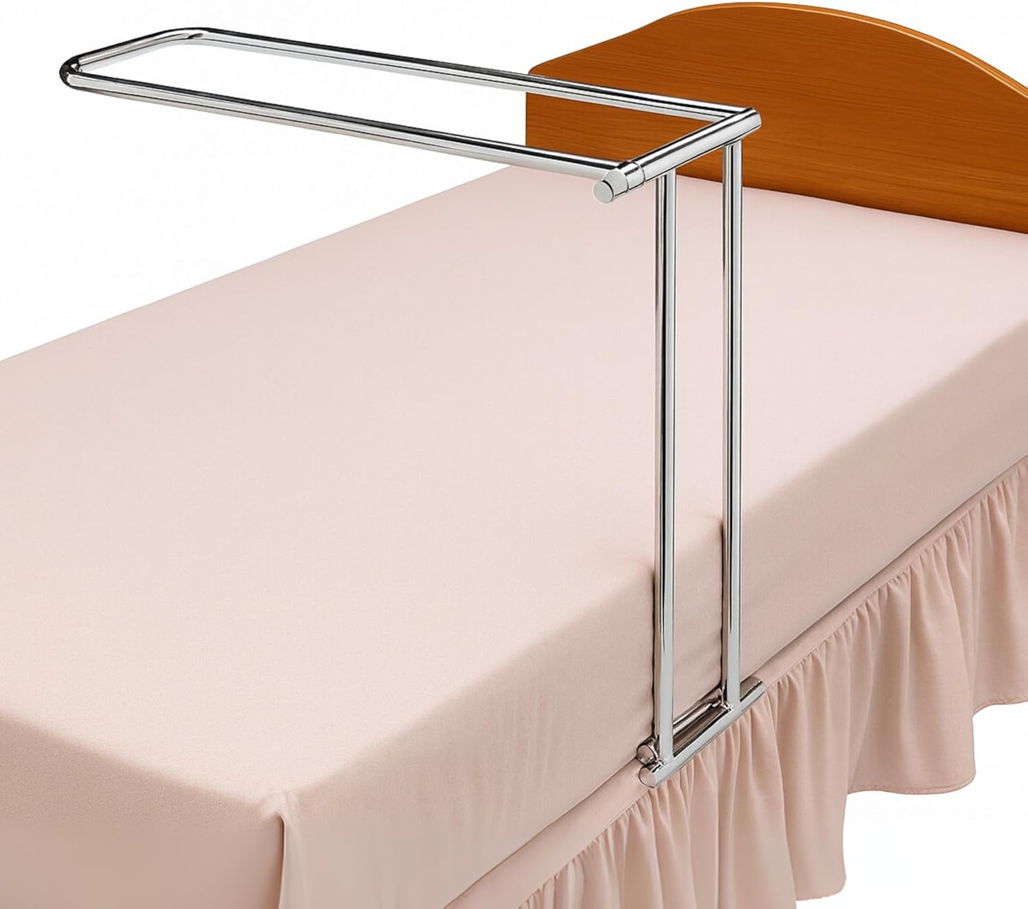 Chrome Folding Bed Cradle Assist, Holds Bedclothes off Legs, Feet, Knees, and Pressure Sores, Holds Sheets, Blankets and Covers Weight While Sleeping or Resting, for Elderly, Injured, Disabled