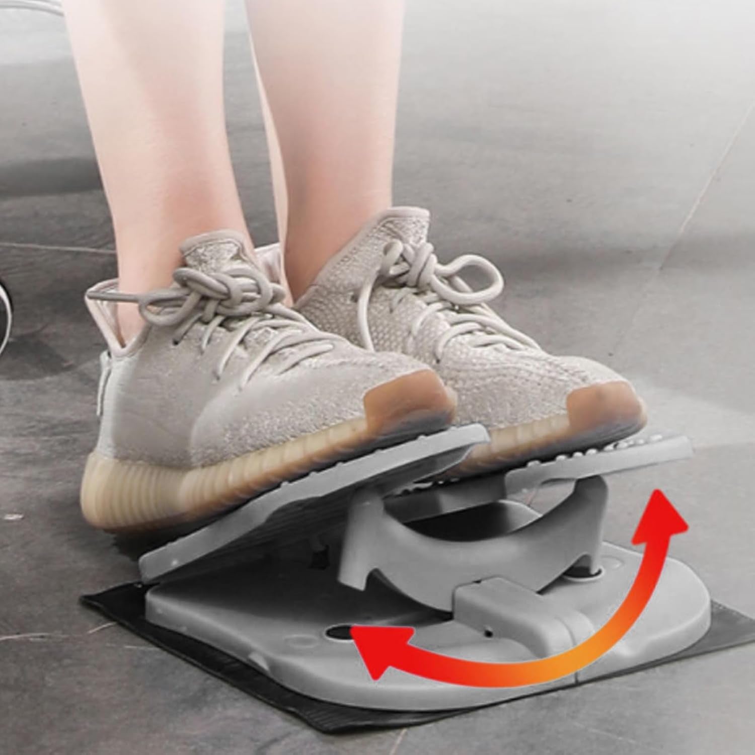 Foot Stepper Machine, Mini Stepper under Desk Exerciser Foot Pedal Folding Stair Stepper Leg Workout Trainer Fitness Stepper for Home Office Workout