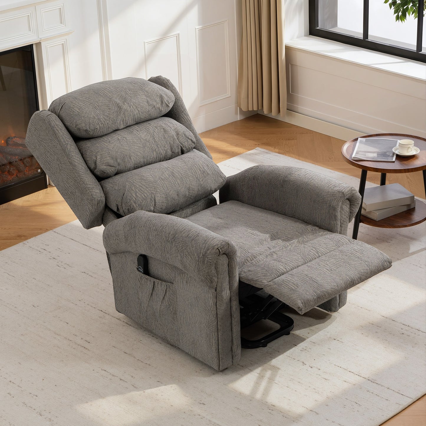 Power Lift Recliner Chair with Remote Control for Elderly