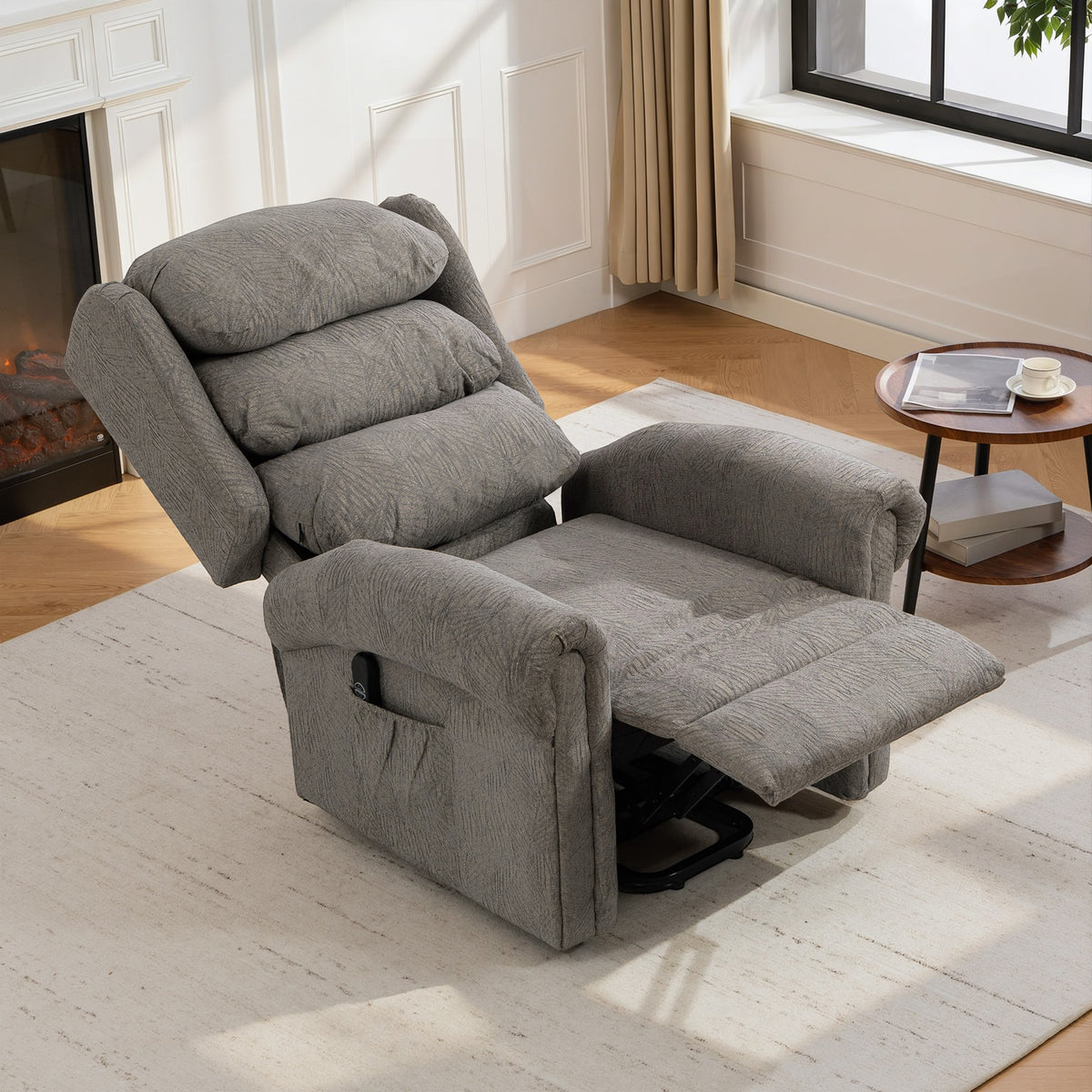 Power Lift Recliner Chair with Remote Control for Elderly