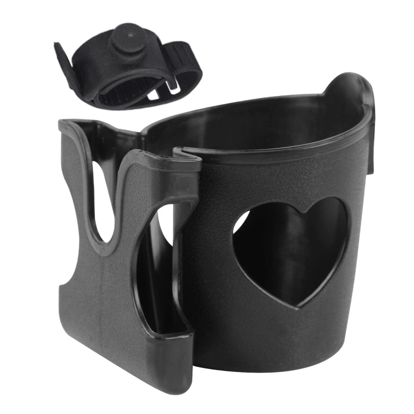 Universal Cup and Bottle Holder for Wheelchairs, Strollers, Walkers, Bicycles, and Scooters