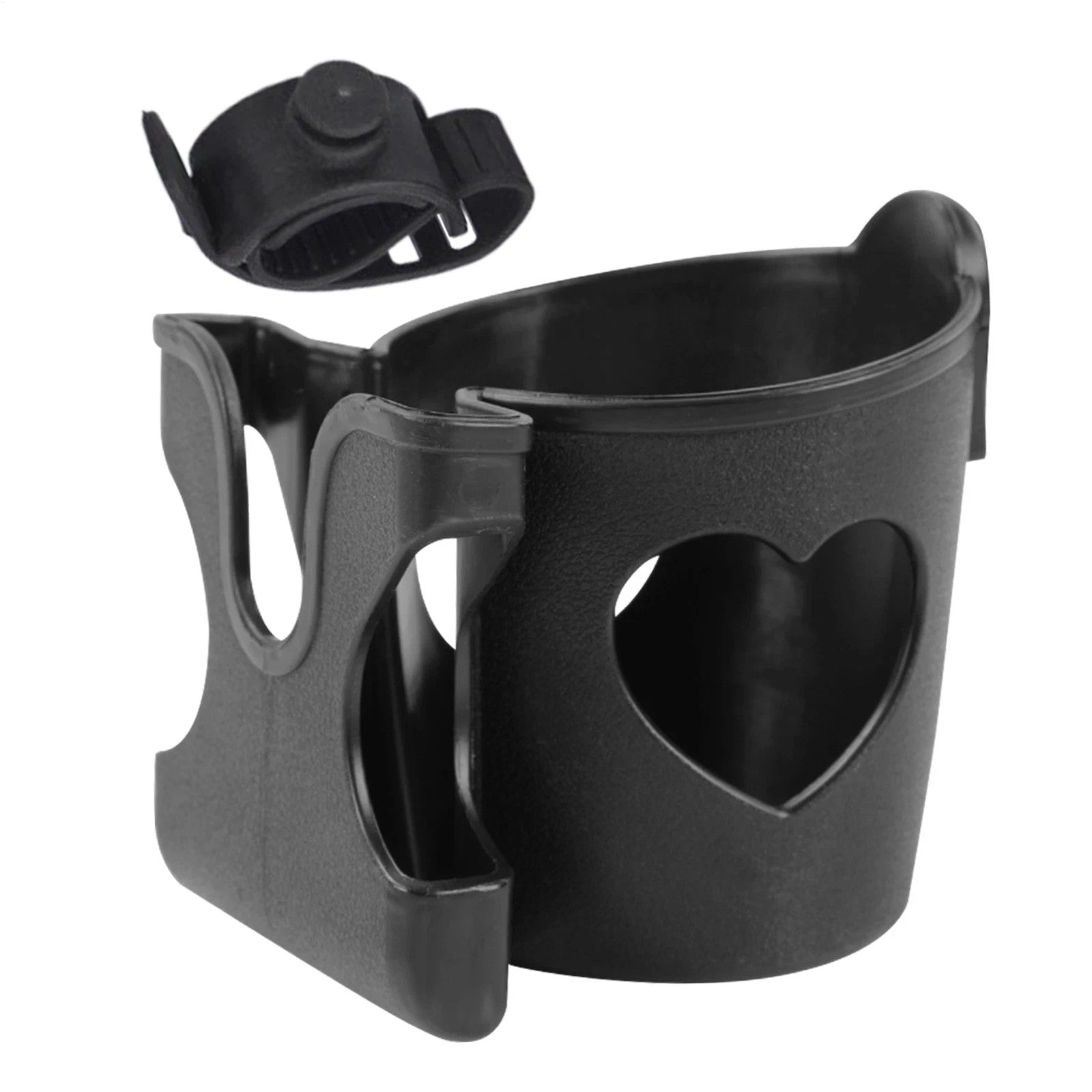 Universal Cup and Bottle Holder for Wheelchairs, Strollers, Walkers, Bicycles, and Scooters