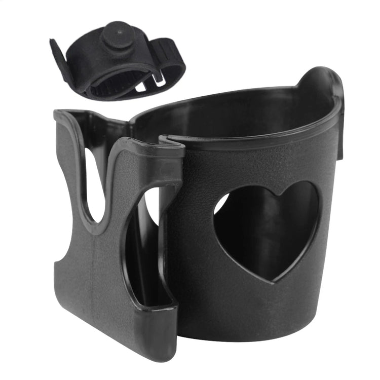 Universal Cup and Bottle Holder for Wheelchairs, Strollers, Walkers, Bicycles, and Scooters