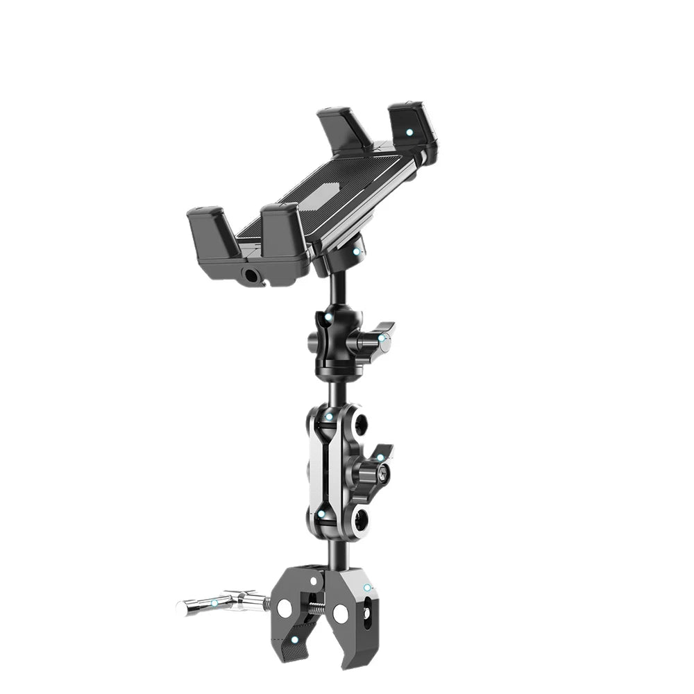 Versatile Tablet Stand for Treadmills, Exercise Bikes, Strollers, Wheelchairs, Golf Carts, and Microphones