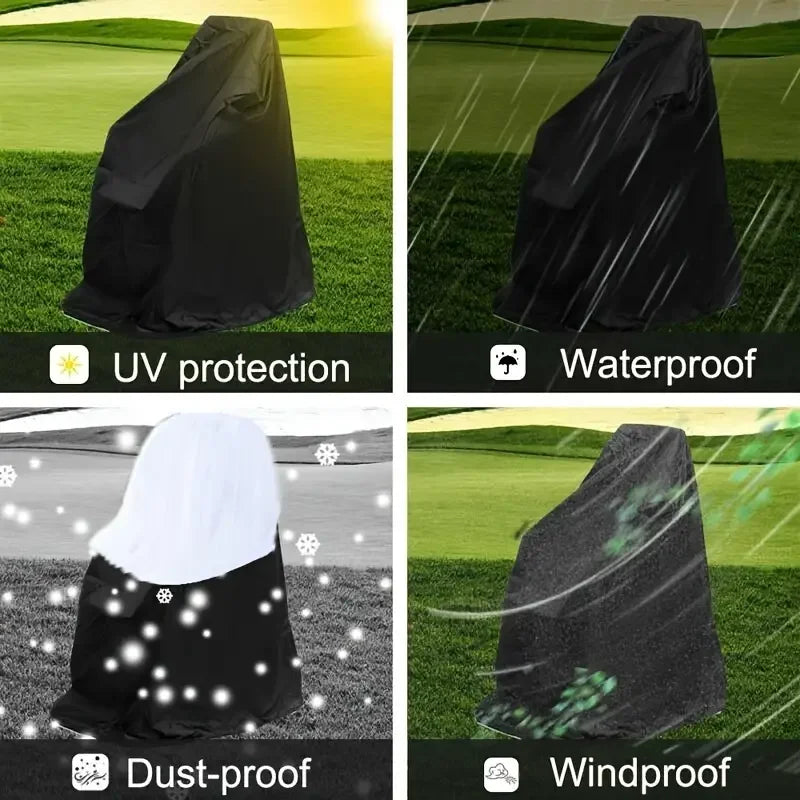 1Pcs 210D Durable Heavy-Duty Electric Wheelchair Cover - All-Weather Protection, UV Shield, Windproof, Snowproof