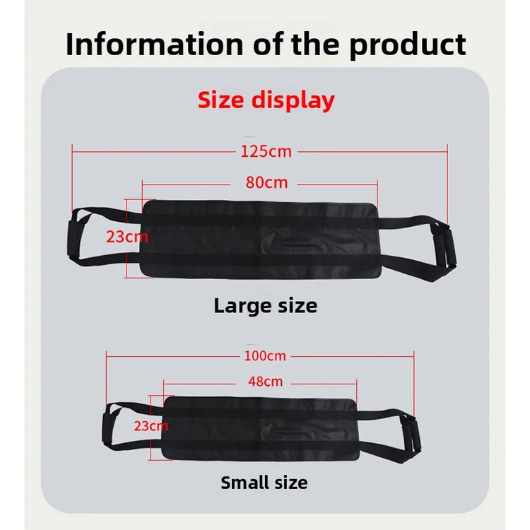 Adjustable Transfer Belt — Body Lifting & Moving Aid for Carers