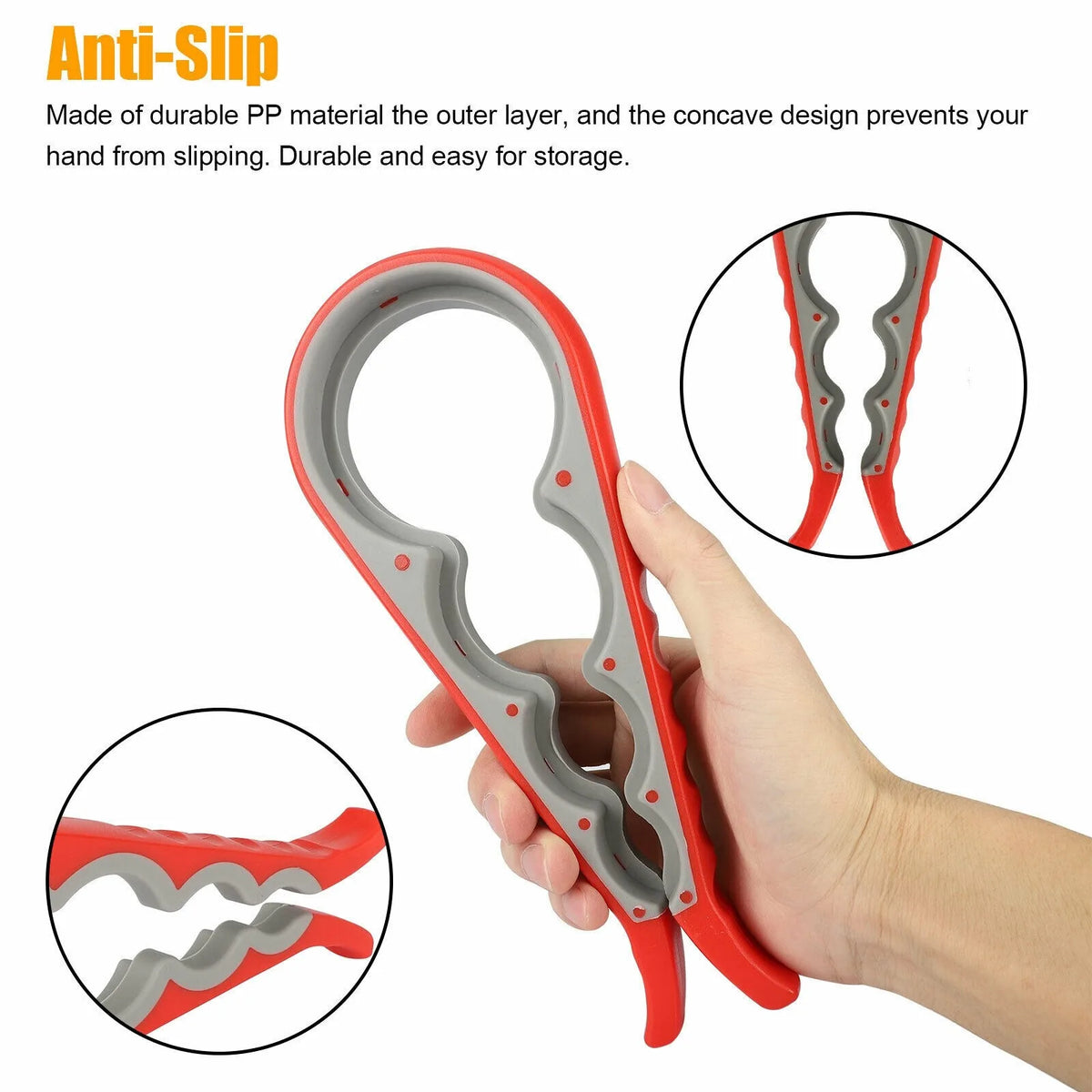 Can Opener Multi Functional Four in One Beverage Bottle Opener Cap Twister Four Position Can Opener anti Slip Cap Twister