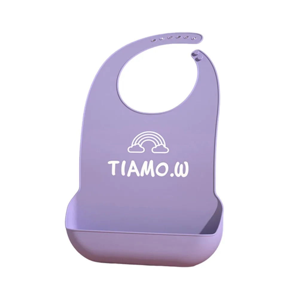 New Anti-Oil Adult Silicone Bib Waterproof Washable Adults Patients Feeding Clothing Protector Eating Protector for Elderly