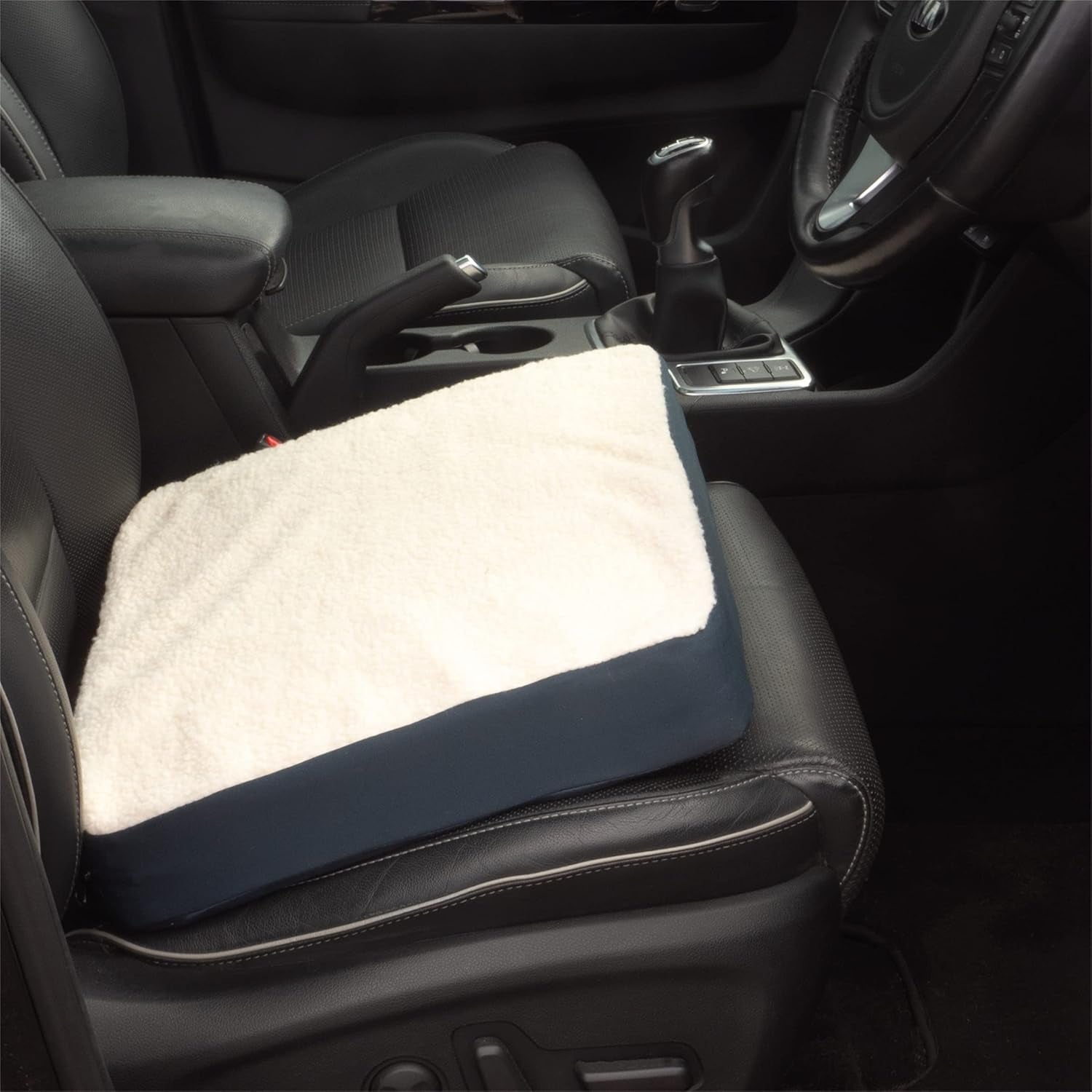 Gel Cushion with Removable Fleece Cover. Wheelchair, Scooter, Mobility, Pressure Relieving Seat Cushion, Chair, Sofa, Mobility, Elderly, Support, Comfort, Memory Foam Layer