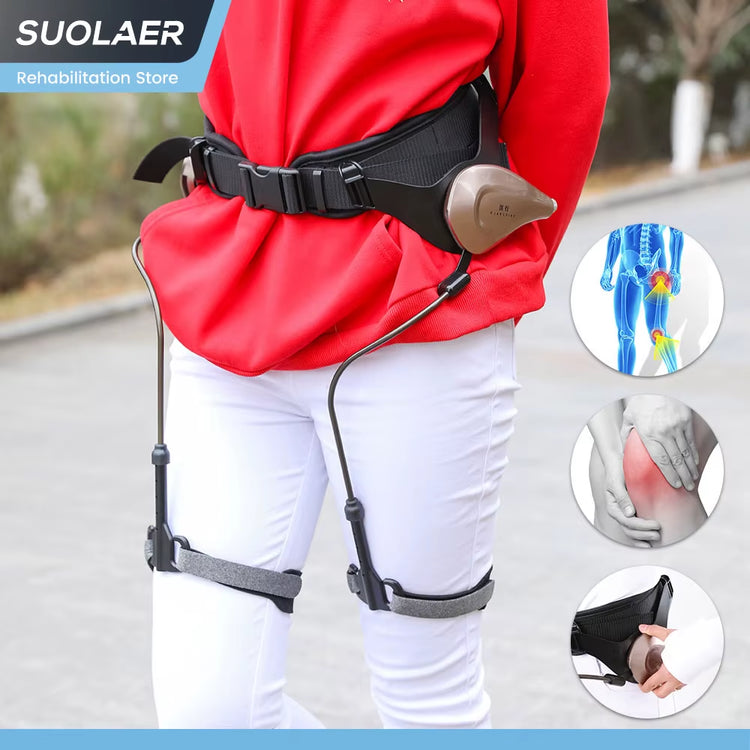 Power Walking Assist Walker — Leg Lifting & Stair Support