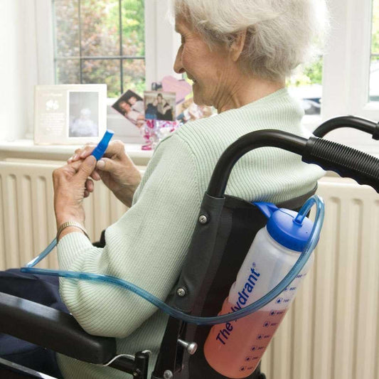the Hydrant 1 L Drinking Bottle with Tube, Latex Free (Eligible for VAT Relief in the UK)