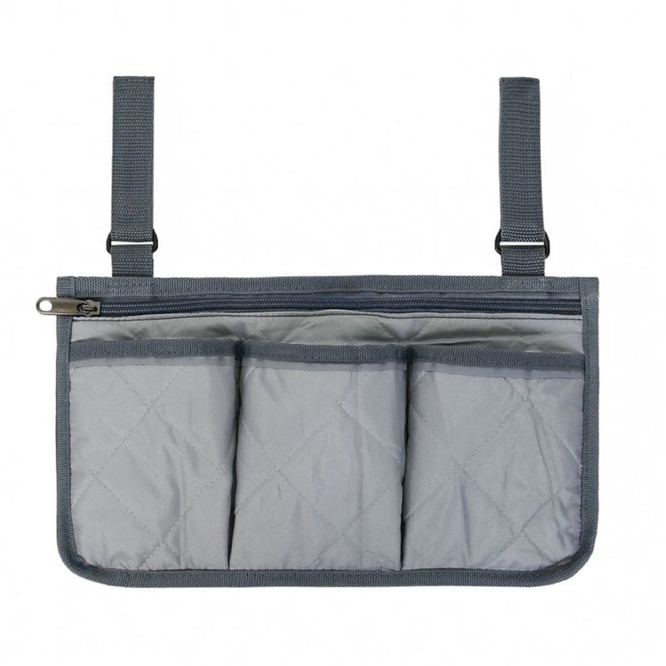 Wheelchair Bag Waterproof Pouch with Secure Reflective Strip Large Capacity Walker Storage Multifunctional