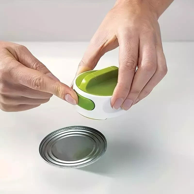 Arthritis and Senior Friendly Easy Grip Compact Can Opener, Quick & Easy to Use