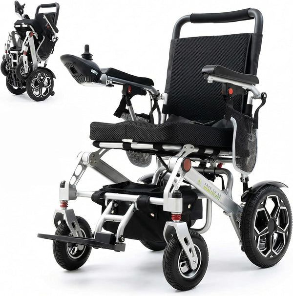 Free to Be Ultra Lightweight Folding Electric Wheelchair Aluminium