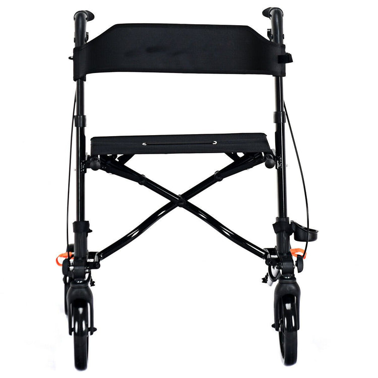 Lightweight Aluminium Folding Walking Mobility Aid with 4 Wheels