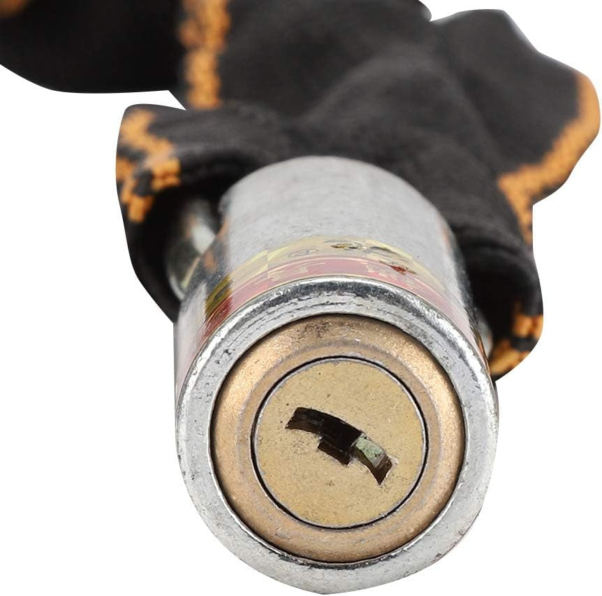 Mobility Scooter Chain Lock Cycling Chain Locks Anti-Theft Locks for Mobility Scooters, Galvanized Motorcycle Chain Lock, 80Cm Length, Covered with Non-Woven Cloth