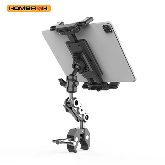 Versatile Tablet Stand for Treadmills, Exercise Bikes, Strollers, Wheelchairs, Golf Carts, and Microphones