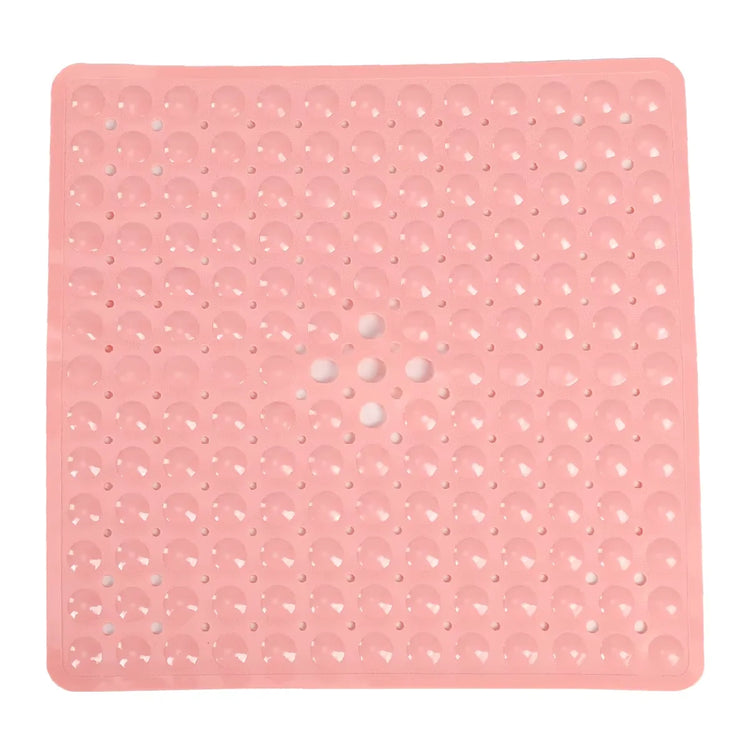 Square Bath Mat, Non-Slip Bath Mat with Suction Cups, Bath Mat, Drainage Holes, Machine Washable